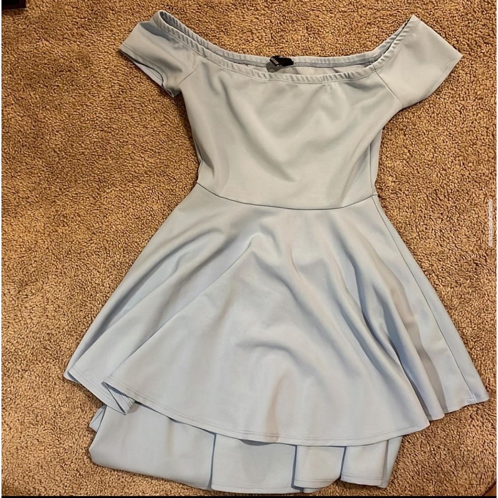 Blue Skater Dress